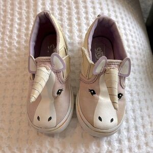 VANS unicorn sneakers. Toddle size 8.